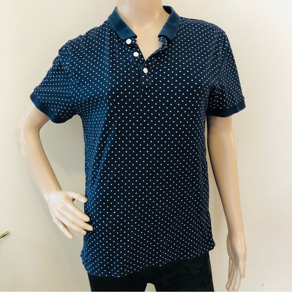 H&M polo shirt Sz M Navy